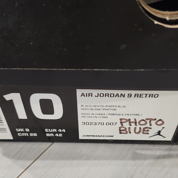 Black and Blue High-Top Sneakers - Picture 7 of 7